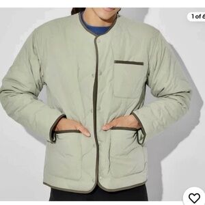 Original Use Men's Casual Fit Quilted Jacket Sage Green M